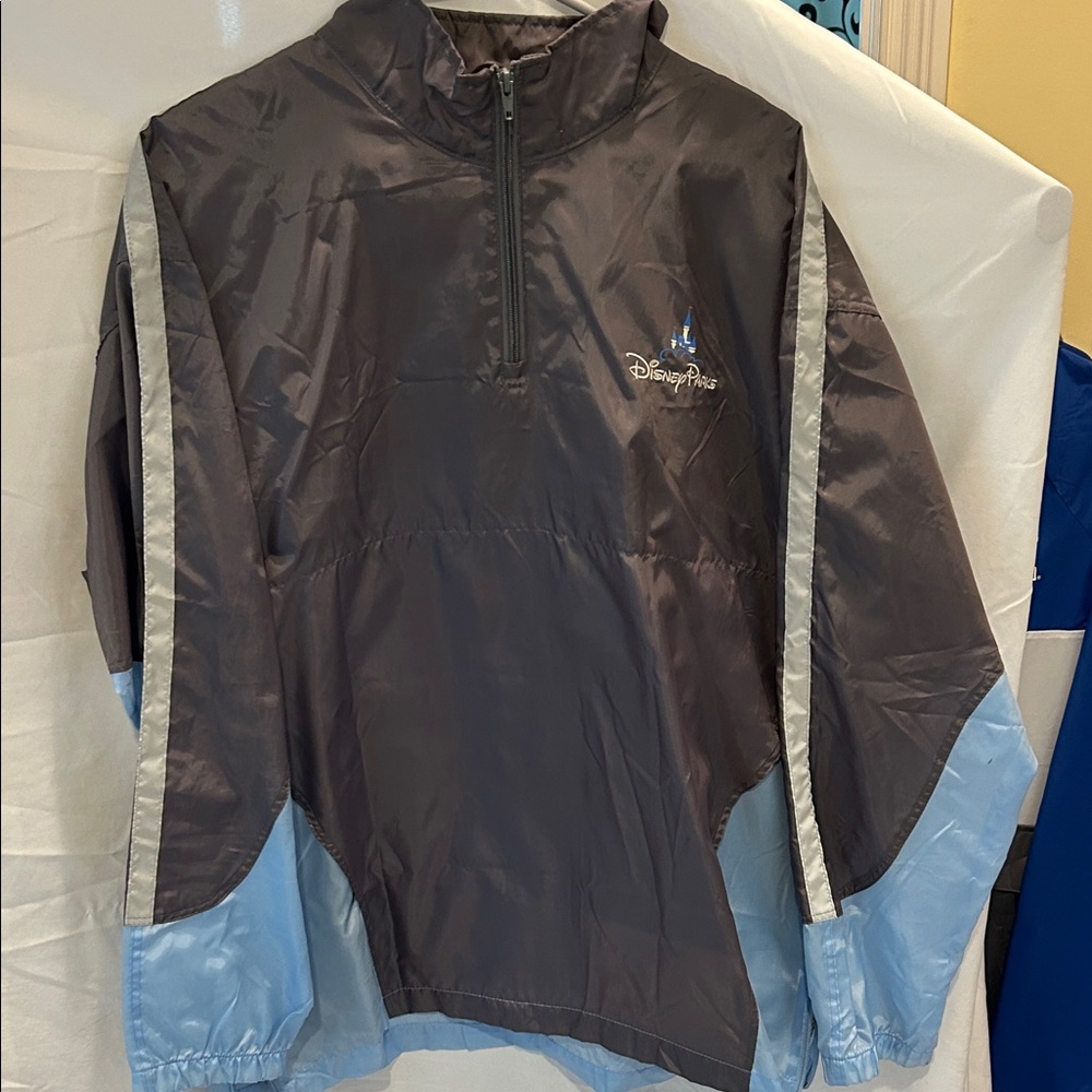 Disney Parks Gray and Blue Windbreaker